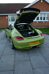 Porsche Cayman R - Sonic Reveal MM High End Car Audio SQ System With Custom Boot Install, Custom A-Pillar Fabrication