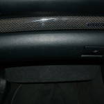 UpFront subwoofer in a Audi RS4 with the Sonic Bliss system (Enough room for passenger to stretch legs fully under the sub-box)