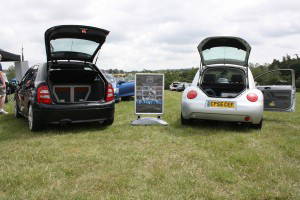Sonic Bliss Fabia on the left and Sonic Punch Beetle on the right at the T19 TalkAudio meeting