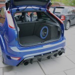 Sonic Punch High end Car Audio SQ System Ford Focus RS 400- Custom Boot Install, Custom A-Pillar Fabrication