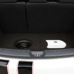 Mitsubishi Colt custom boot install with ventilated cover removed