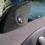 Mercedes A-class custom tweeter pod Rainbow Tweeters