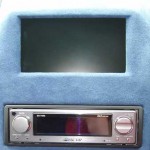 Pioneer 7" screen built in to custom centre console with the Pioneer DEX-P90RS - P90 combo